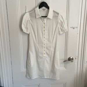 WeWoreWhat Elle button down mini dress